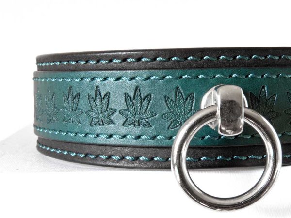 Collier bdsm chanvre