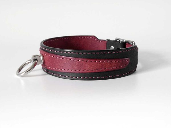 Collier d'appartenance Bordeaux Noir
