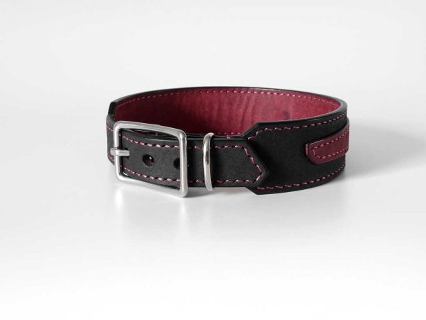 Collier d'appartenance Bordeaux Noir