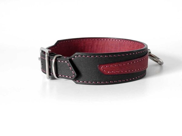 Collier d'appartenance Bordeaux Noir