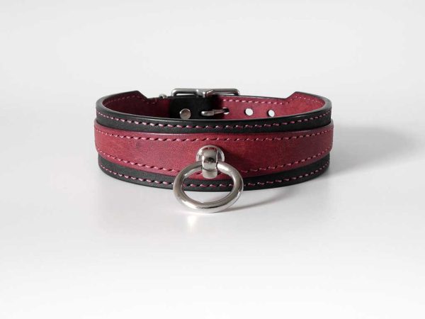 Collier d'appartenance Bordeaux Noir