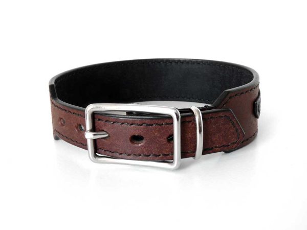 Collier de soumission Marron