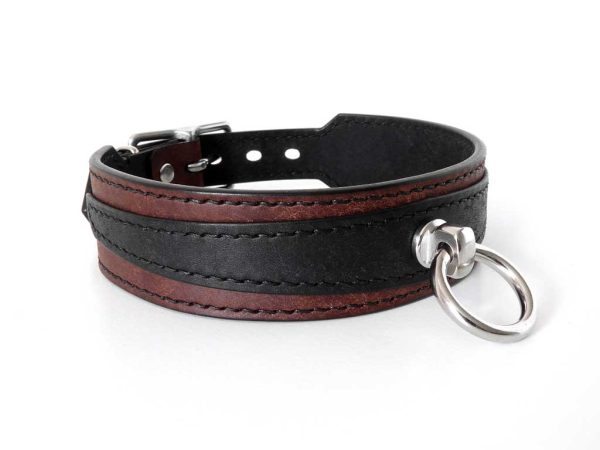 Collier de soumission Marron