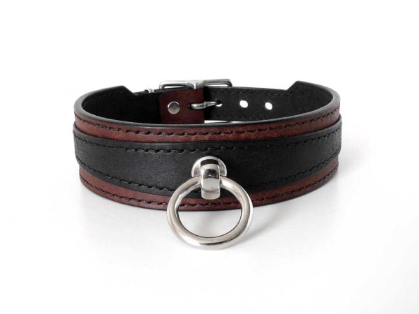 Collier de soumission Marron