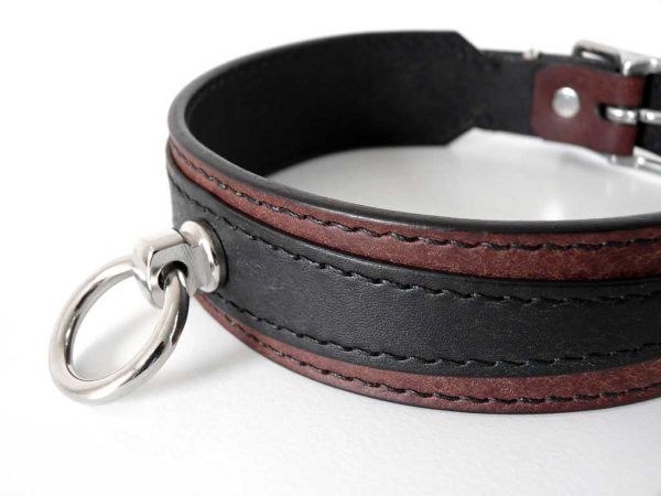Collier de soumission Marron