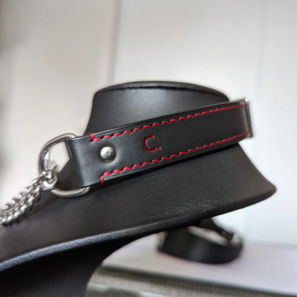 Collier bdsm chanvre