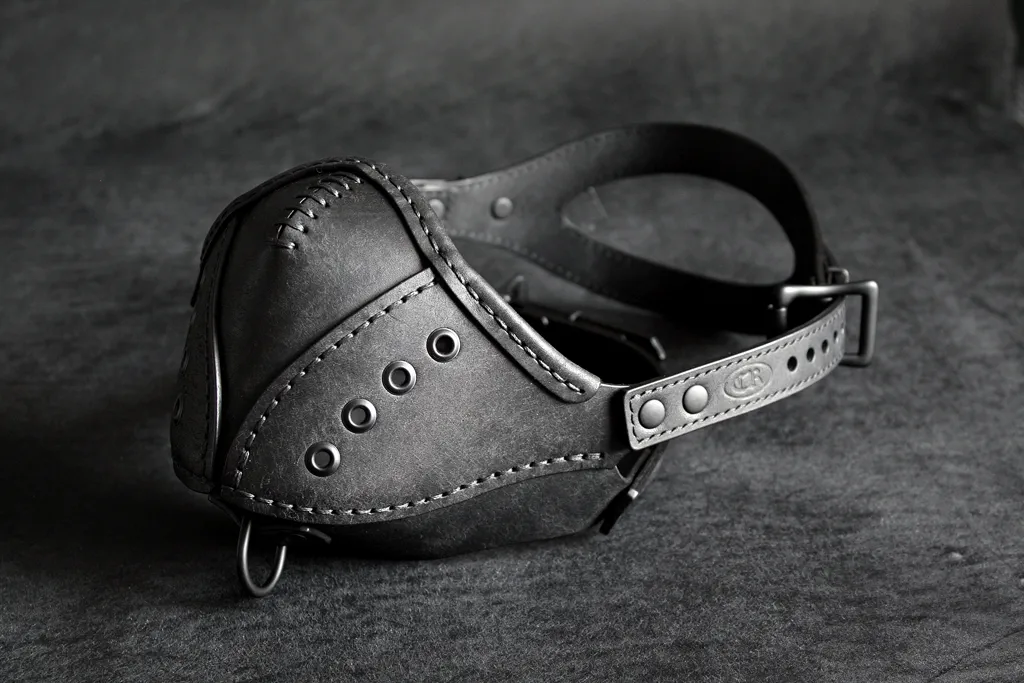 masque sm cuir